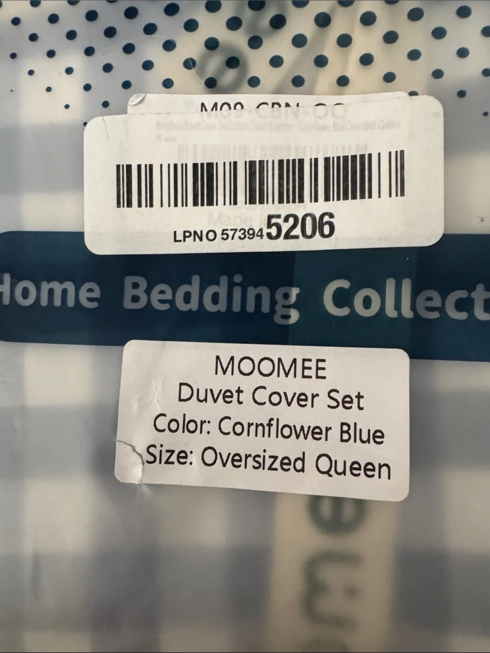 Moomee gingham duvet